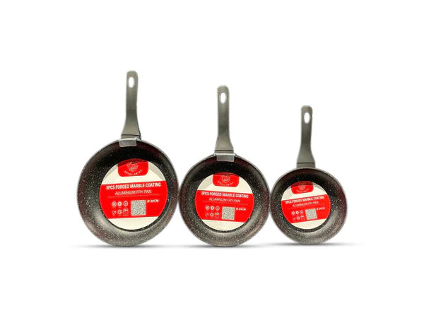 Royal Swiss - 3 Piece Frying Pan Set