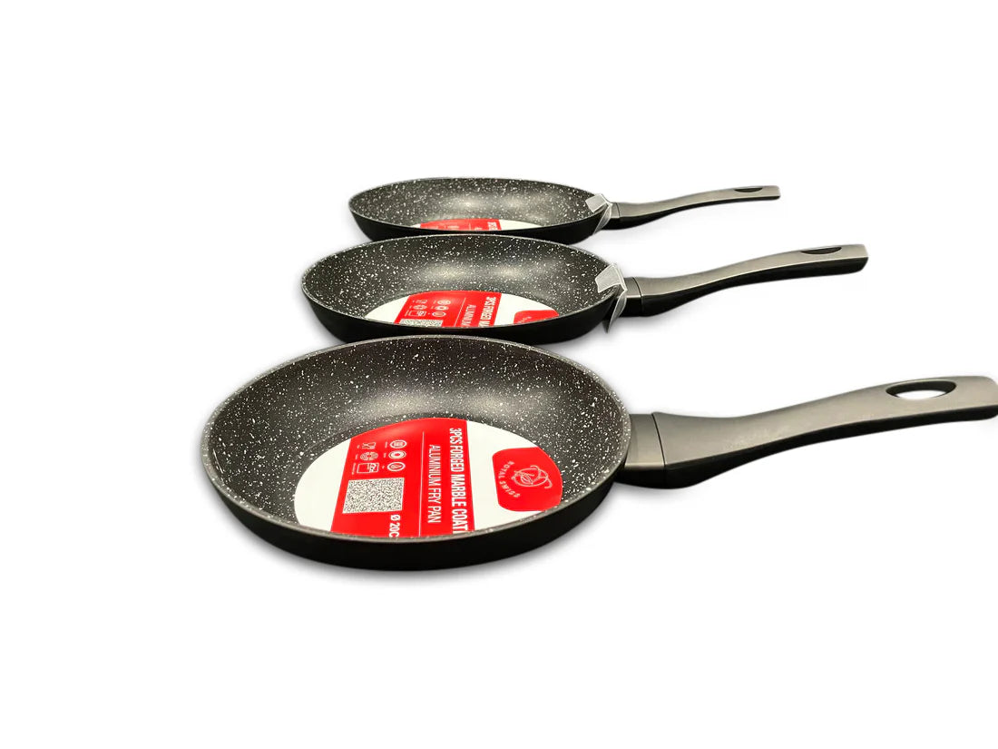 Royal Swiss - 3 Piece Frying Pan Set