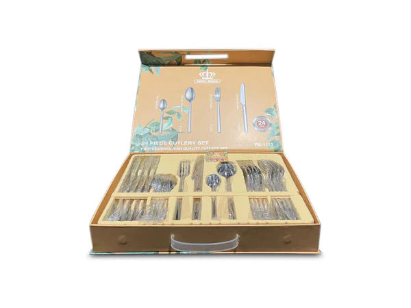 Royal Swiss - Cutlery Set for 6 People - 24 Pieces